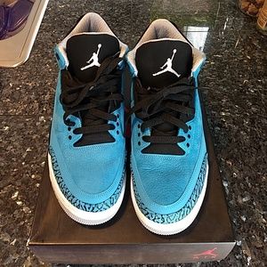 Air jordan 3 powder blue 10.5